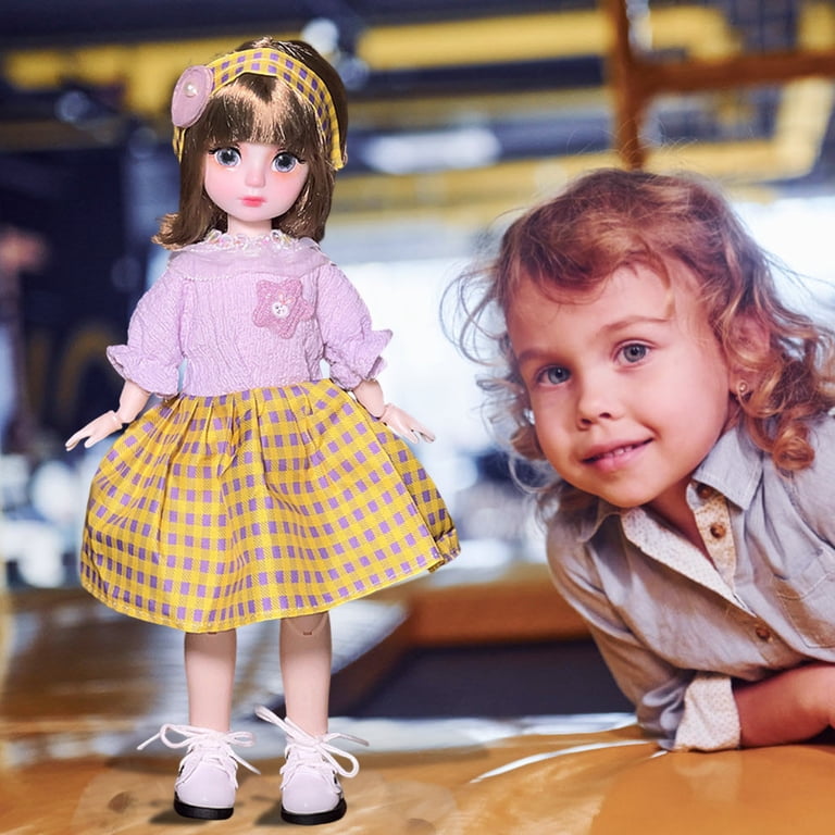 Lolita Dress-Up Doll Complete Set - 20 Movable Joints, Hand-Painted Lip  Makeup, Bare Body - Doll Collectors, Dress-Up Enthusiasts, Lolita Fashion  Lovers - Walmart.com