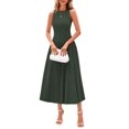 thumbnail image 1 of Vestido PRETTYGARDEN 2025 sin mangas línea A midi grande, 1 of 8
