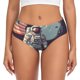 thumbnail image 1 of Fotbe Astronaut With American Flag Calzones Estampados para Mujer – Ropa Interior de Algodón, Cómoda, Suave y Elástica-XX-Large, 1 of 6