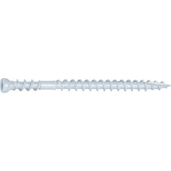 8 x 2-1/2" Star Drive White Composite Trim Saberdrive Screws 1 lb. Tub (139 pcs.)