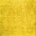 thumbnail image 1 of Ahgly Company Machine Washable Indoor Square Persian Yellow Traditional Area Rugs, 7' Square, 1 of 4