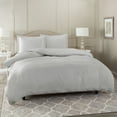 thumbnail image 5 of Hearth & Harbor 3-Piece Silver Gray Duvet Cover Set, California King, 5 of 5