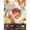 thumbnail image 7 of Orange Pumpkins Fall Cloth Napkins Set of 6 Reusable Dinner Napkins, Thanksgiving Maple Leaves Botanical Cocktail Napkin Washable Table Napkins for Wedding/Holiday Party/Baby Shower 20"x20", 7 of 7