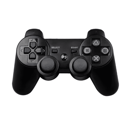 For SONY PS3 Controller Support Bluetooth Wireless Gamepad for Play Station 3 Joystick Console for PS3 Controle For PC - Black (2 Pack), New
