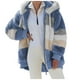 thumbnail image 5 of Abrigo de felpa suelto, chaqueta con capucha informal de moda, suave y cálida para otoño, 5 of 8