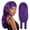 Deep Purple, variant on Extra Long Silky Satin Braid Bonnet with Tie Band Pink