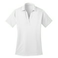 thumbnail image 5 of Yellow Rooster Womens Silk Touch Performance Polo White XS, 5 of 6
