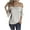 Gray womens tops summer, variant on USSUMA Womens Plus Savings Tops and T-Shirts - Women Summer Short Sleeve Tops Sexy Sling off Shoulder T Shirts Solid Color Halter Neck Summer Tees Basic Tops T Shirts 2022 Beach