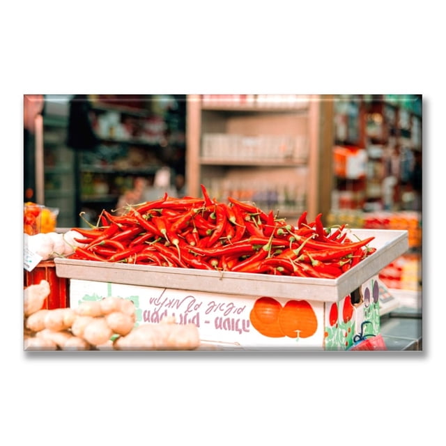 Cuadro Canvas Pixtreats Chiles Rojos 60X90 cm