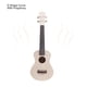 thumbnail image 3 of Kit de Construcción de Guitarra de Ukeleles, Aplicacia Amplia de Madera de Barra de Madera de Boticín de Bricolaje de Diatismo de Caoba Duradero 24 Pulgadas para Practicar, 3 of 7