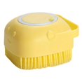 thumbnail image 1 of Baño Masaje Cepillo Jabón Champú Dispensador Perros Gatos Ducha Pet Grooming Peine Amarillo Zulema cepillo de baño, 1 of 7