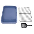 thumbnail image 1 of Dog Potty Tray, Easy Cleanup Sturdy Construction Removable Indoor Dog Training Toilet with Mesh Grille Cleanliness Suitable for Small and Medium Dogs, 1 of 9