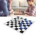 thumbnail image 3 of Chess Board Set, Portable Roll Up Chessboard Mat with Chess Pieces, Storage Box for Kids Adults, 25x25cm Foldable Tournament Chess Set Games for Travel Camping, Educational Toys, 3 of 8
