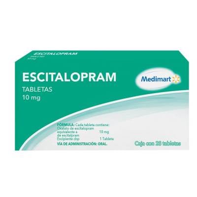 Escitalopram Medimart 10 mg, 28 tabletas