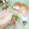 thumbnail image 4 of 50Pcs Waterproof Butterfly Flower Bouquet Wrapping Paper Transparent OPP Bouquet Packaging Paper Camel 580x560x0.1mm, 4 of 5