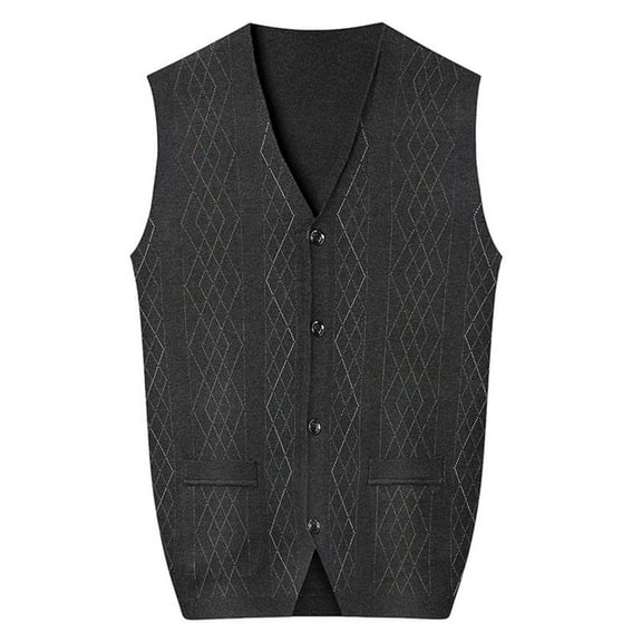 Christmas Sweaters for Women Men's Autumn And Winter 2025 Sleeveless Knitted Oversized Woolen Vest Sweater Vest Casual Sweater Ugly Christmas Sweaters