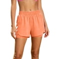thumbnail image 2 of Josdec Double-layer Yoga Shorts for Women with Pockets Elastic Waisted Running and Fitness Summer Casual Wear, 2 of 7
