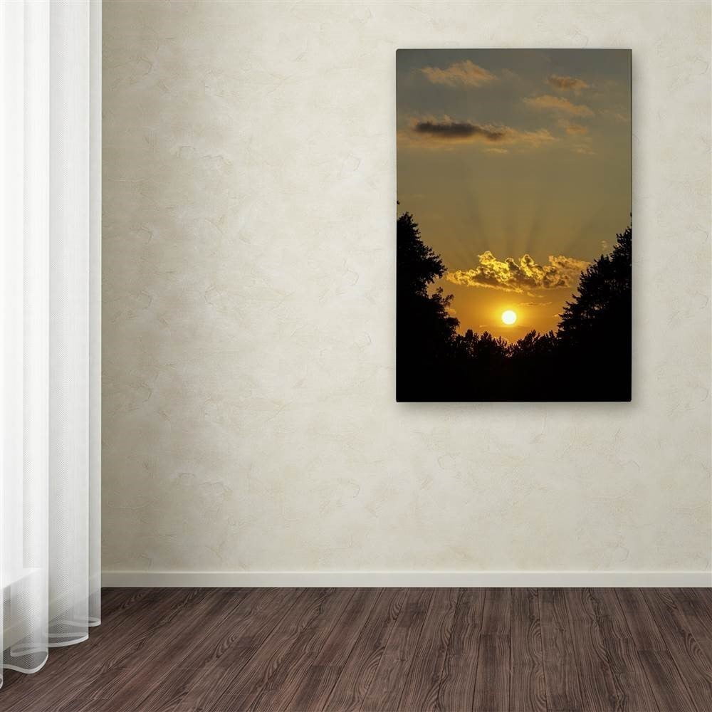 Trademark Fine Art "September Sunset" Canvas Art by Kurt Shaffer