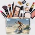 thumbnail image 3 of Surfing in SummerCosmetic Storage Bag with Zipper, Printed Design - Makeup Bag, Makeup Organizer, Travel Pouch Women, Funny Makeup Bags for Women -, 3 of 6