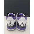 thumbnail image 2 of Ni-k-e Air Jordan 3 White 'Dark Iris' Sneakers Size 4Youth / Wmns 5.5 DM0967-105 NEW, 2 of 6