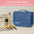 thumbnail image 4 of Neceser YEMEDA Travel impermeable con gancho, 1 L, color azul marino, 4 of 6