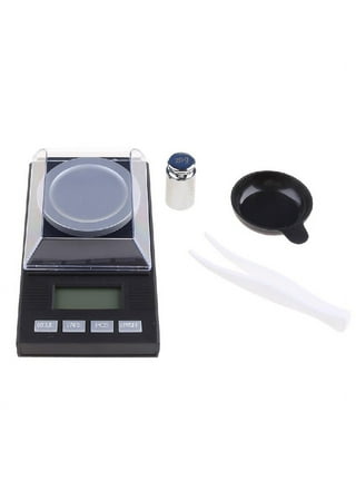 Milligramme Scale with USB Cable, Weightman Reloading Scale 50g x 0.001g,  Digital Jewellery MG Powder Scale with 50g Calibration Weight, Tweezers, 2  Weighing Pans, Large LCD Screen by WEIGHTMAN - Shop Online