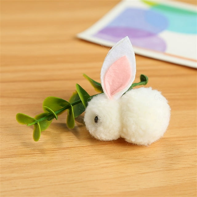 20 Pcs Décoration de Pâques Mini Lapin Lapin de Pâques Poupée Jouet Cadeau