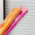 thumbnail image 6 of Cute Water Ripple Shape Camera Lens Protection Soft Compatible with iPhone Case (Fluorescent Orange,iPhone 12 Pro), 6 of 15