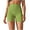 C-Green, variant on Workout Biker Shorts Women Solid Color High Waisted Tummy Control Nylon Booty Workout Shorts for Yoga Dance Sky Blue
