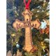 thumbnail image 5 of Ofertas navideñas de ELEVENTIME hoy, adorno navideño con forma de cruz, colgante de madera con escrituras, decoración para árbol de Navidad, adornos colgantes para fiestas, decoración DIY, 5 of 8