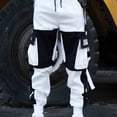 thumbnail image 2 of Maytalsory 1/2/3 Joggers Cargo Pants For Men - In Style And Functionality D264white XL 1 Pc, 2 of 6