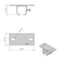 thumbnail image 2 of Sleeve to mount track on ceiling for SLID’UP 2000 - For track SU2049, 2 of 3