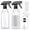 BlackClear, variant on Plastic Spray Bottle 16.9oz Empty Spray Bottles Refillable Container Trigger Sprayer for Cleaning Solutions, Water, Plants, Pet, Essential Oils, Hair, 2 Pack (Amber-scale)