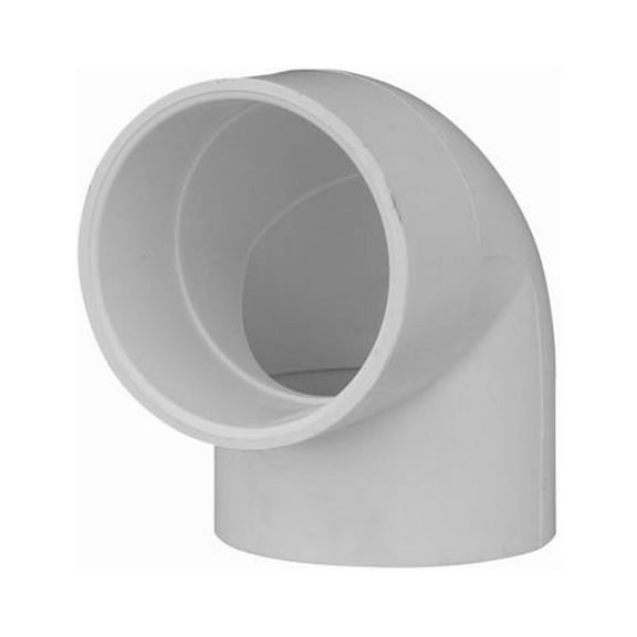Charlotte Pipe PVC 02300  4400HA Schedule 40 PVC Ell Reducer, 90-Degree, White, 1 x 3/4 In., Slip x Slip - Quantity 50