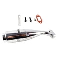 thumbnail image 2 of Tubo de doble capa Hugo Tubo de escape de coche RC Plata, 2 of 6