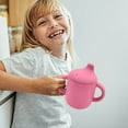 thumbnail image 4 of Steadline BPA-Free Silicone Transition Cup with Soft Straw and Leak-Proof Lid - Spill-Resistant Training Drinking Cup for Youngsters with Ergonomic Handles and Chew-Resistant Design, 4 of 5