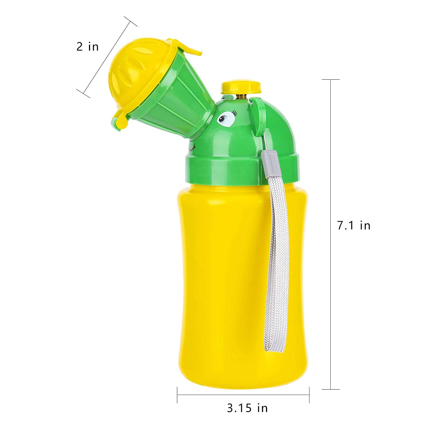 Toyvian Boy Portable Potty Emergency Urinal Toilet for Car Travel Camping Toddler Pee Training Cup Urination Container Urining Tool