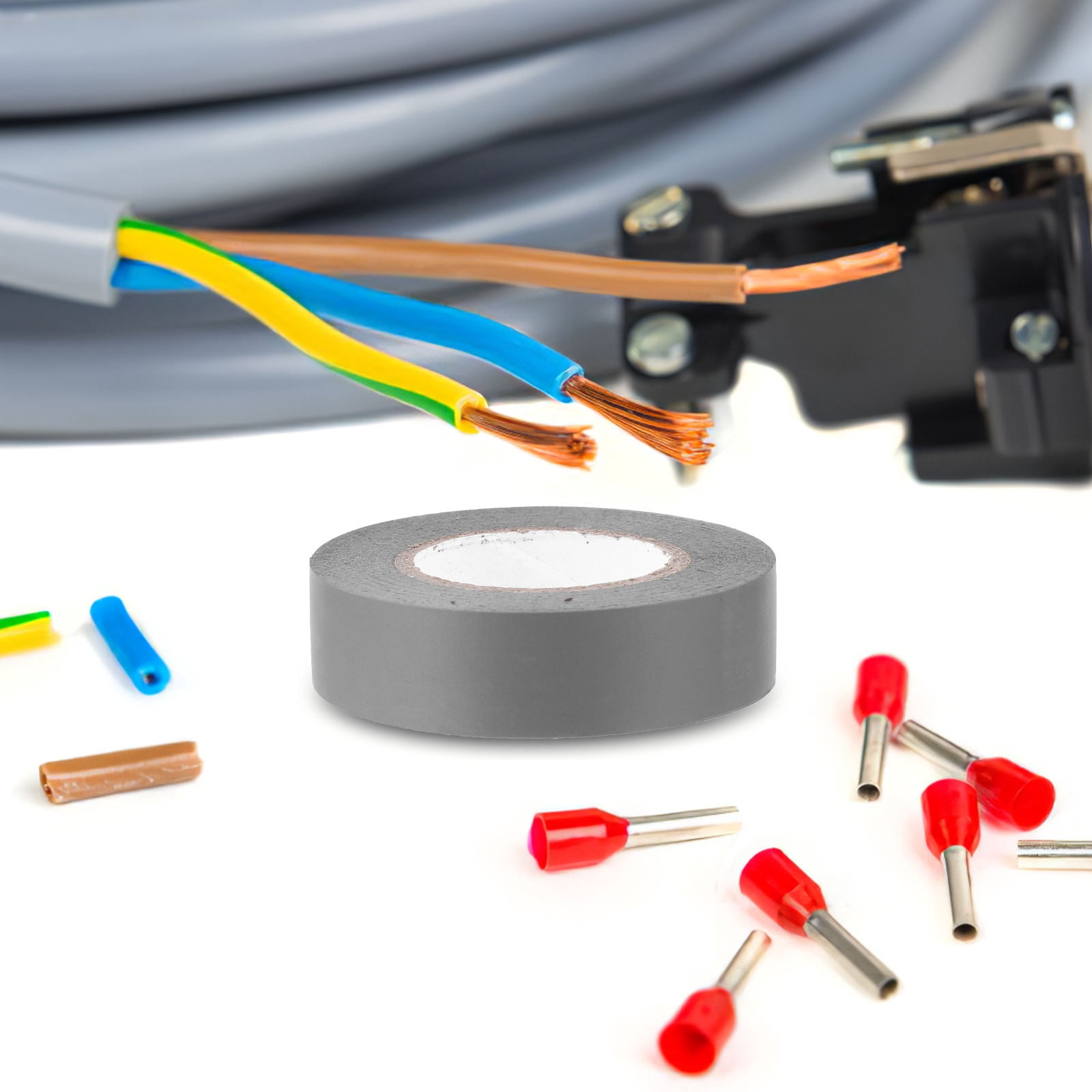 BESTYASH Grey PVC Electrical Tape, and Moisture Insulation Tape for Electrical Wiring and Repairs
