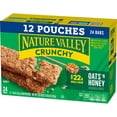 thumbnail image 4 of Nature Valley Crunchy Granola Bars, Oats 'n Honey, 24 Bars, 17.88 OZ (12 Pouches), 4 of 12