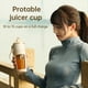 thumbnail image 4 of Exprimidor PortáTil InaláMbrico de 340 Ml con Pajita, Licuadora EléCtrica para Batidora de Batidos de Complemento Alimenticio en Cubos de Jugo, 4 of 5