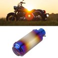 thumbnail image 4 of Punta trasera de tubo de escape Bling Bling de Acero inoxidable 51mm para Kawasaki Z650 azul, 4 of 8