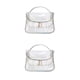 thumbnail image 3 of Advancent Bolsa de cosméticos con diseño de mármol, bolsa de transporte multiusos, bolsas de aseo, organizador de maquillaje para el cuidado Personal de Type1 NO1 Advancent CBP252064, 3 of 5