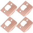 thumbnail image 2 of 4 Pcs Plaques de Frappe en Acier Inoxydable pour Porte Plaque de Frappe Universelle pour Porte, 2 of 8
