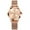 Rose Pink, variant on Ladies Watches Rose Gold Mesh Strap Fashion Dress Japanese Quartz Waterproof Luminous Female Watches for Women Red Dial