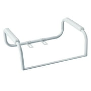 Moen Home Care 23.25-Inch Toilet Safety Bar Rails, Glacier