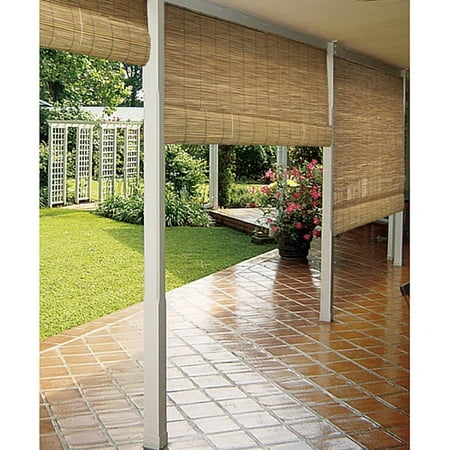 Reed Natural Outdoor Roll Up Blinds 36 X 72 Walmart Com Walmart Com