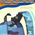 thumbnail image 5 of 17 Inch Lightweight Backpack,PVC Waterproof Oxford Fabric, Ergonomically Designed, with Large Capacity, Camouflage Print, 5 of 5