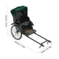thumbnail image 6 of Simulation Rickshaw Model Toy For Children Birthday Jinrikisha Toy for Home Decoration, 6 of 12
