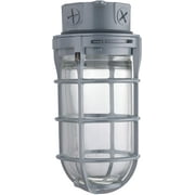 VC150I M12 Incandescent Utility Vapor Tight Ceiling Mount Fixture, Grey, 150W Max