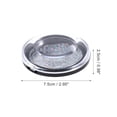 thumbnail image 2 of Unique Bargains 1 Set Round Eyelash Storage Case Clear Colorful Acrylic, 2 of 5